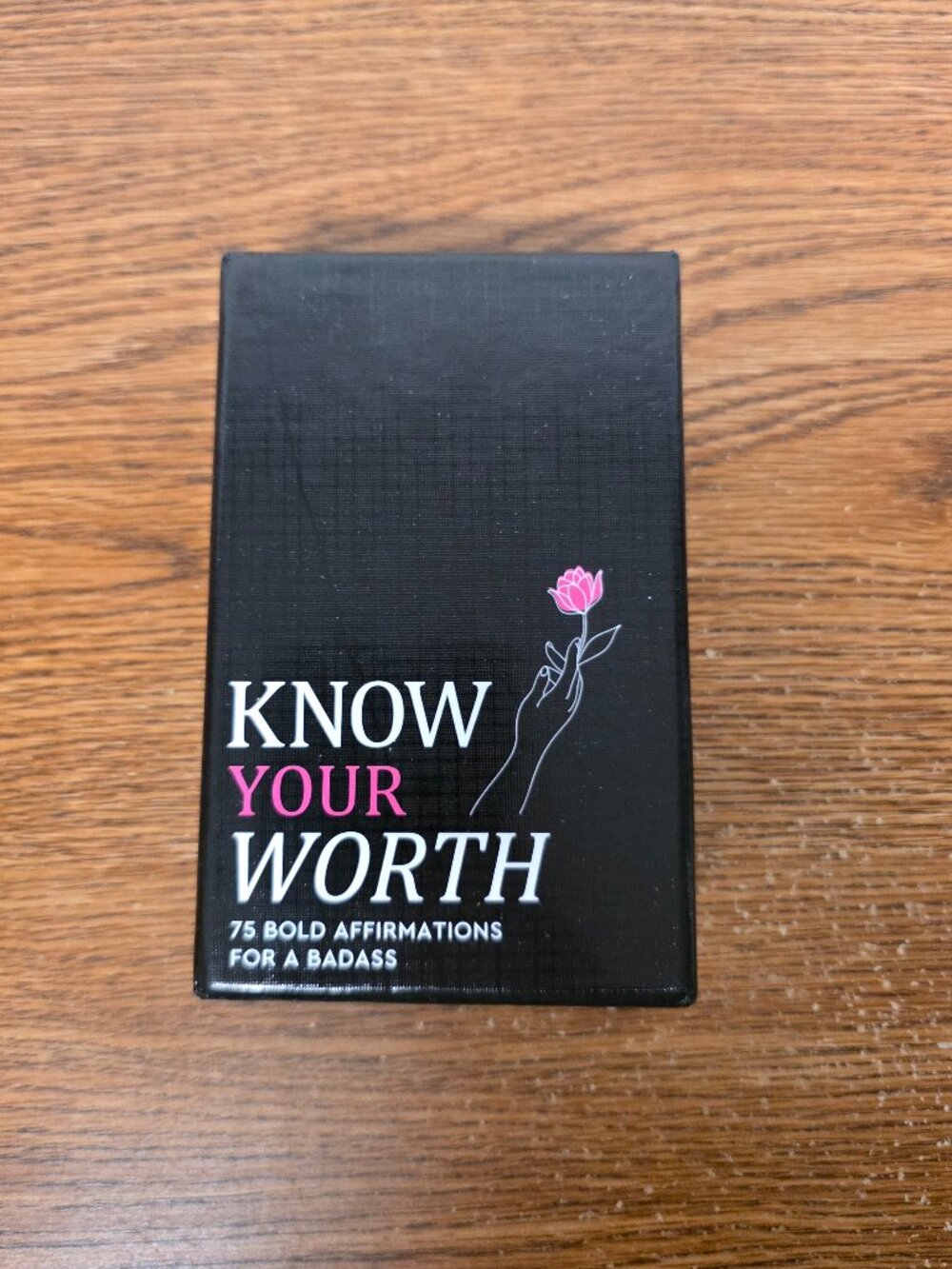 Books - Know Your Worth - 75 Bold Affirmations - New
